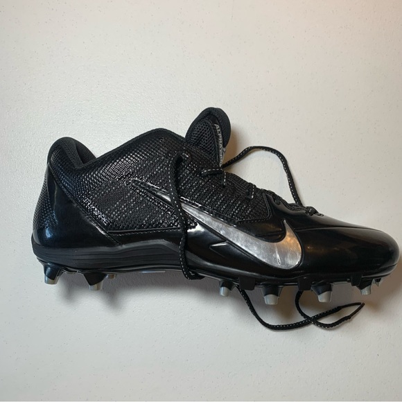 MENS RIGHT CLEAT 12.5 NIKE BLACK ALPHA PRO AMPUTEE - Picture 5 of 11